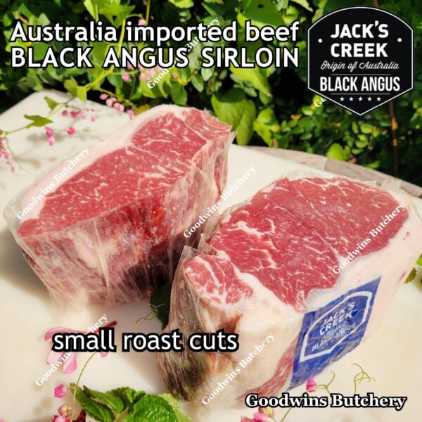 Beef SIRLOIN BLACK ANGUS marbling MB-2 STEER (young cattle) Australia Jack's Creek frozen STEAK CUTS daging sapi has luar Striploin New York strip - Image 35