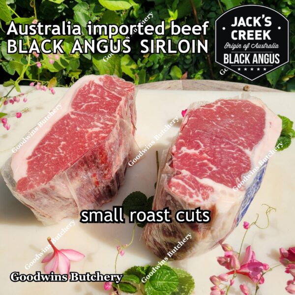 Beef SIRLOIN BLACK ANGUS marbling MB-2 STEER (young cattle) Australia Jack's Creek frozen STEAK CUTS daging sapi has luar Striploin New York strip - Image 32