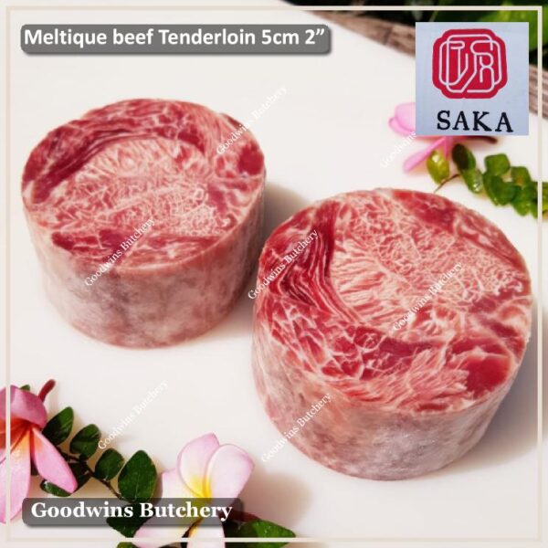 Beef TENDERLOIN MELTIQUE whole cuts +/- 2.5 kg/pc Australia SAKA frozen daging sapi meltik has dalam for Teriyaki Shabu2 Saikoro Roast - Image 6