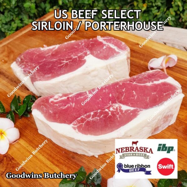 Beef SIRLOIN US SELECT frozen steak cuts USDA Swift IBP BlueRibbon Nebraska daging sapi has luar Striploin New York strip - Image 11