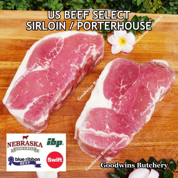 Beef SIRLOIN US SELECT frozen steak cuts USDA Swift IBP BlueRibbon Nebraska daging sapi has luar Striploin New York strip - Image 37