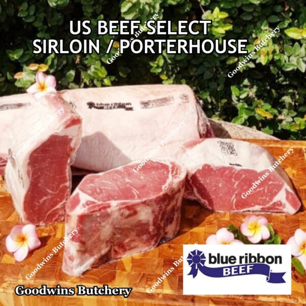 Beef SIRLOIN US SELECT frozen steak cuts USDA Swift IBP BlueRibbon Nebraska daging sapi has luar Striploin New York strip - Image 36