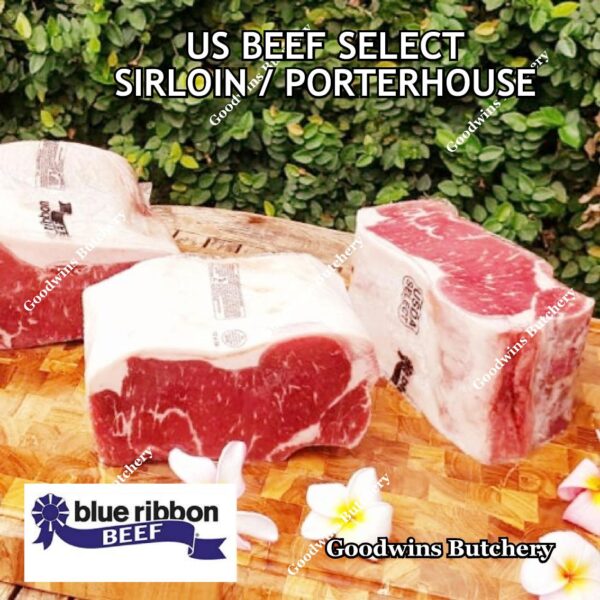 Beef SIRLOIN US SELECT frozen steak cuts USDA Swift IBP BlueRibbon Nebraska daging sapi has luar Striploin New York strip - Image 35
