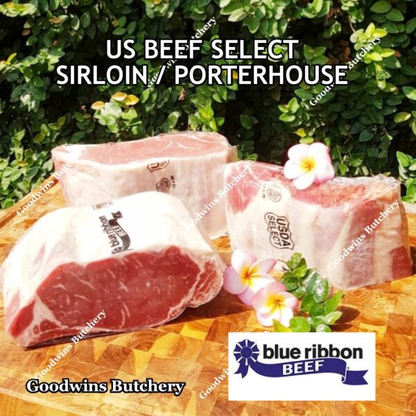 Beef SIRLOIN US SELECT frozen steak cuts USDA Swift IBP BlueRibbon Nebraska daging sapi has luar Striploin New York strip - Image 34
