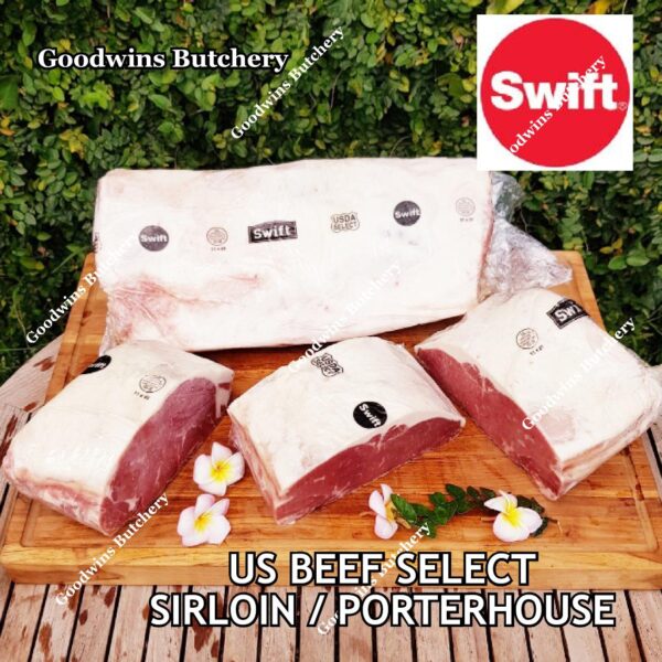 Beef SIRLOIN US SELECT frozen steak cuts USDA Swift IBP BlueRibbon Nebraska daging sapi has luar Striploin New York strip - Image 33