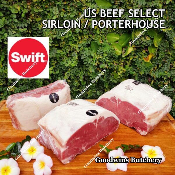 Beef SIRLOIN US SELECT frozen steak cuts USDA Swift IBP BlueRibbon Nebraska daging sapi has luar Striploin New York strip - Image 32