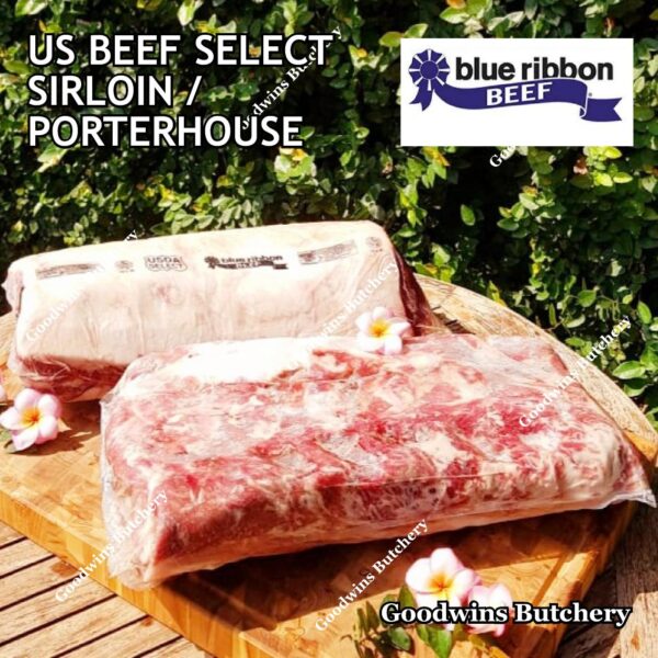 Beef SIRLOIN US SELECT frozen steak cuts USDA Swift IBP BlueRibbon Nebraska daging sapi has luar Striploin New York strip - Image 23