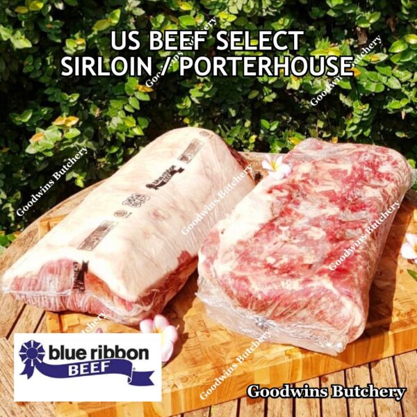 Beef SIRLOIN US SELECT frozen steak cuts USDA Swift IBP BlueRibbon Nebraska daging sapi has luar Striploin New York strip - Image 21