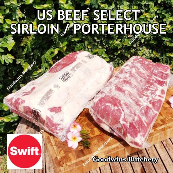 Beef SIRLOIN US SELECT frozen steak cuts USDA Swift IBP BlueRibbon Nebraska daging sapi has luar Striploin New York strip - Image 30