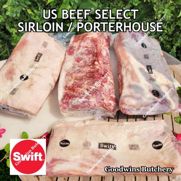 Beef SIRLOIN US SELECT frozen steak cuts USDA Swift IBP BlueRibbon Nebraska daging sapi has luar Striploin New York strip - Image 15