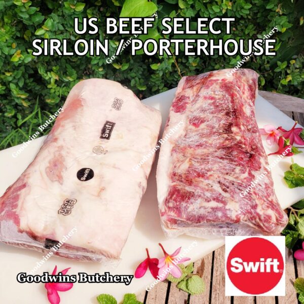 Beef SIRLOIN US SELECT frozen steak cuts USDA Swift IBP BlueRibbon Nebraska daging sapi has luar Striploin New York strip - Image 4