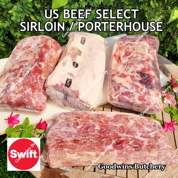 Beef SIRLOIN US SELECT frozen steak cuts USDA Swift IBP BlueRibbon Nebraska daging sapi has luar Striploin New York strip - Image 6