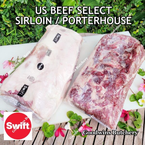 Beef SIRLOIN US SELECT frozen steak cuts USDA Swift IBP BlueRibbon Nebraska daging sapi has luar Striploin New York strip - Image 10