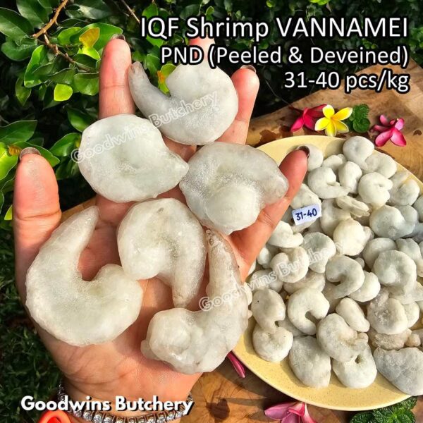 Udang kupas 21-25pcs/kg IQF SHRIMP VANNAMEI PND (Peeled & Deveined) frozen glazing 20-30% - Image 5
