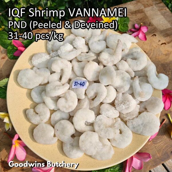 Udang kupas 21-25pcs/kg IQF SHRIMP VANNAMEI PND (Peeled & Deveined) frozen glazing 20-30% - Image 6