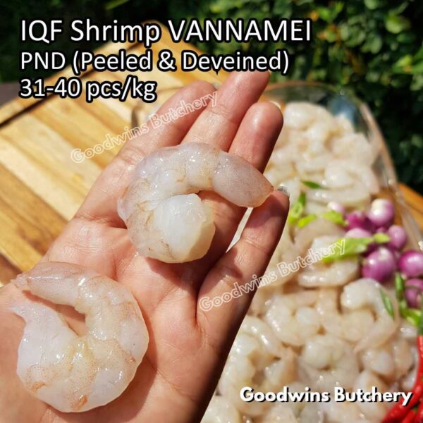 Udang kupas 21-25pcs/kg IQF SHRIMP VANNAMEI PND (Peeled & Deveined) frozen glazing 20-30% - Image 16