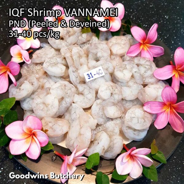 Udang kupas 21-25pcs/kg IQF SHRIMP VANNAMEI PND (Peeled & Deveined) frozen glazing 20-30% - Image 23