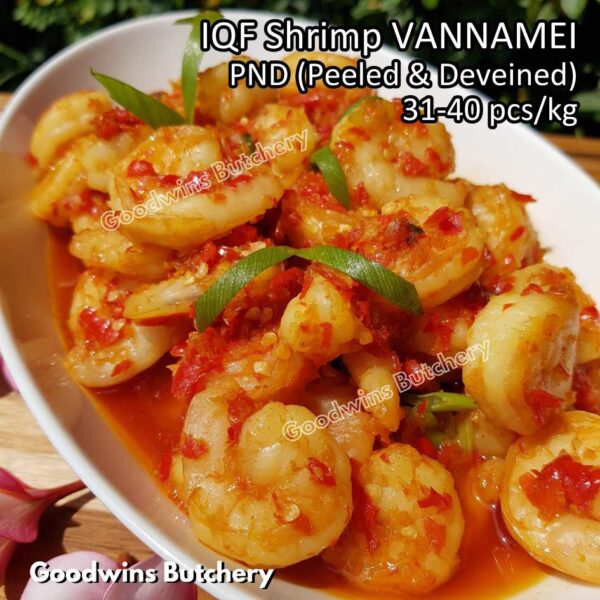 Udang kupas 21-25pcs/kg IQF SHRIMP VANNAMEI PND (Peeled & Deveined) frozen glazing 20-30% - Image 4