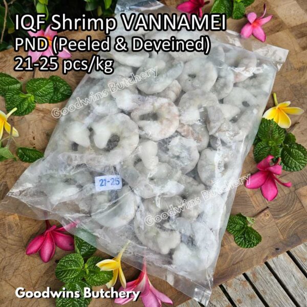 Udang kupas 21-25pcs/kg IQF SHRIMP VANNAMEI PND (Peeled & Deveined) frozen glazing 20-30% - Image 12