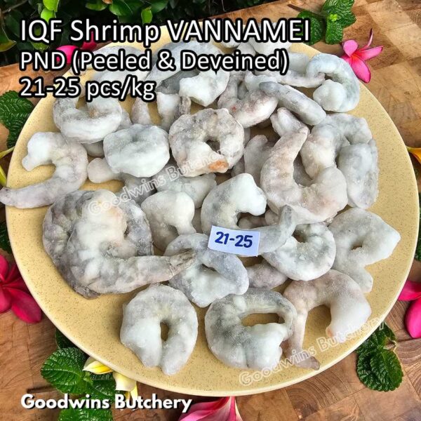 Udang kupas 21-25pcs/kg IQF SHRIMP VANNAMEI PND (Peeled & Deveined) frozen glazing 20-30% - Image 11