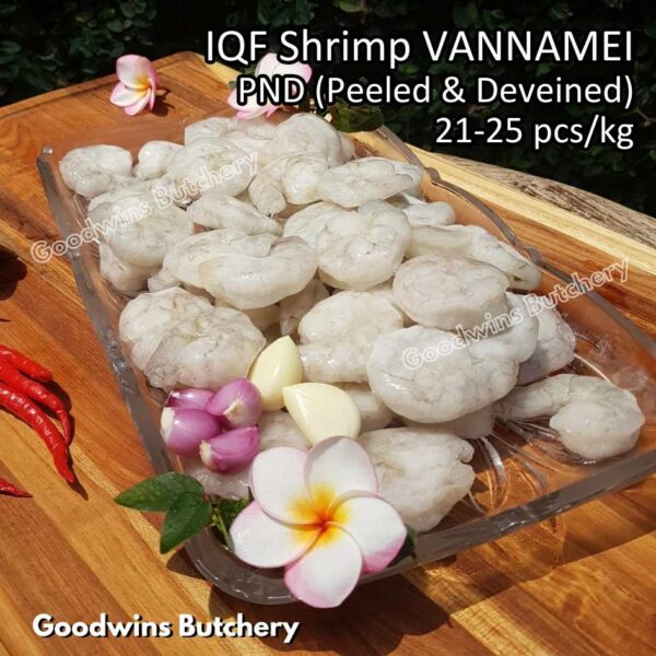 Udang kupas 21-25pcs/kg IQF SHRIMP VANNAMEI PND (Peeled & Deveined) frozen glazing 20-30% - Image 9