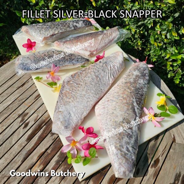 SILVER-BLACK SNAPPER fish fillets steak frozen IQF GLZ-20/30 | Ikan KAKAP beku - Image 7