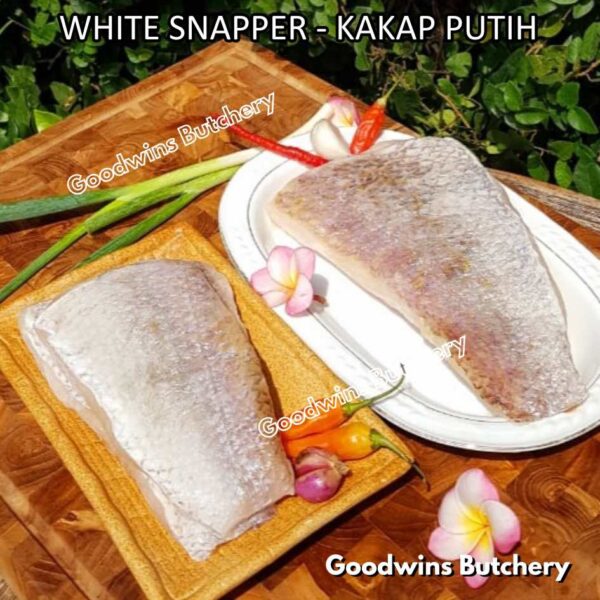 WHITE SNAPPER fish fillet steak frozen IQF GLZ-20/30 | Ikan KAKAP PUTIH beku 2pcs 700gr - Image 2