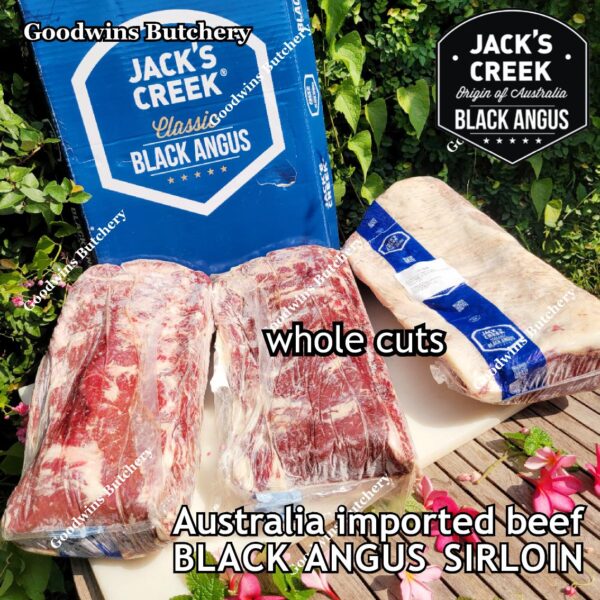 Beef SIRLOIN BLACK ANGUS marbling MB-2 STEER (young cattle) Australia Jack's Creek frozen STEAK CUTS daging sapi has luar Striploin New York strip - Image 40