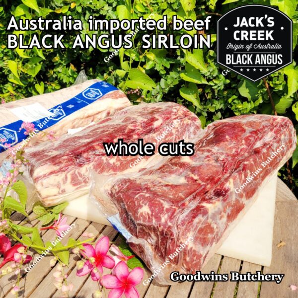 Beef SIRLOIN BLACK ANGUS marbling MB-2 STEER (young cattle) Australia Jack's Creek frozen STEAK CUTS daging sapi has luar Striploin New York strip - Image 21
