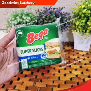 BEGA CHEESE SUPER SLICES keju lembaran Australia 12pcs 250g chilled