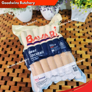 Sosis hotdog BAVARI Cocktail beef & chicken sausage frozen 1kg