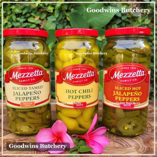 Mezzetta HOT CHILI PEPPERS pickle asinan acar cabe pedas USA imported 16fl.oz 473g - Image 2
