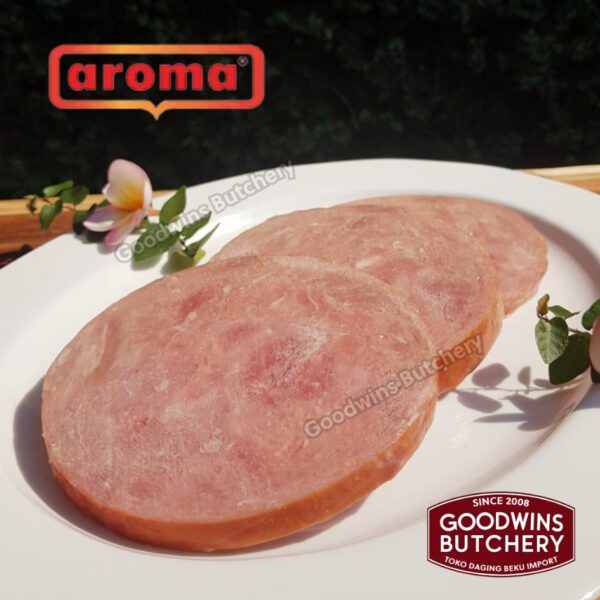 All pork SLICED HAM & SALAMI 250g frozen | Aroma & Mama's Bali | Cooked Danish Gammon Honey Loin Smoked Loin - Image 99