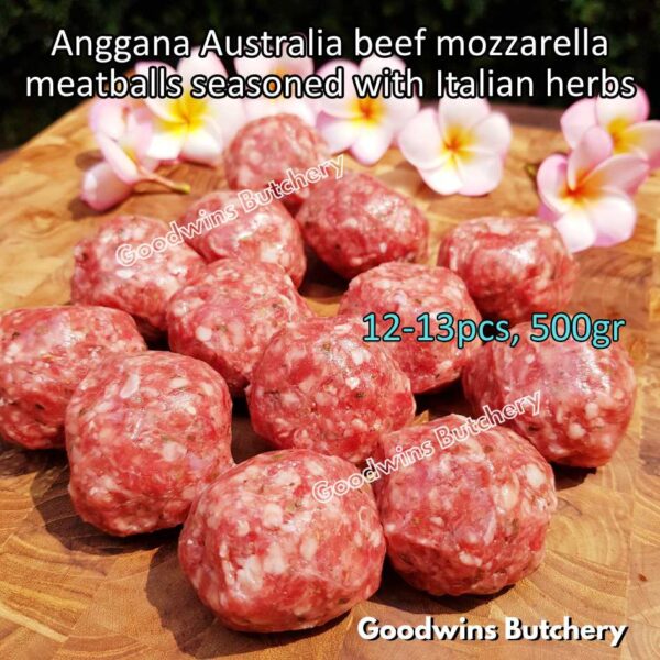 ALL Australia BEEF & LAMB MINCE, BURGER PATTY & MOZZARELLA MEATBALL frozen seasoned with Italian herbs or plain | daging giling cincang - Image 20