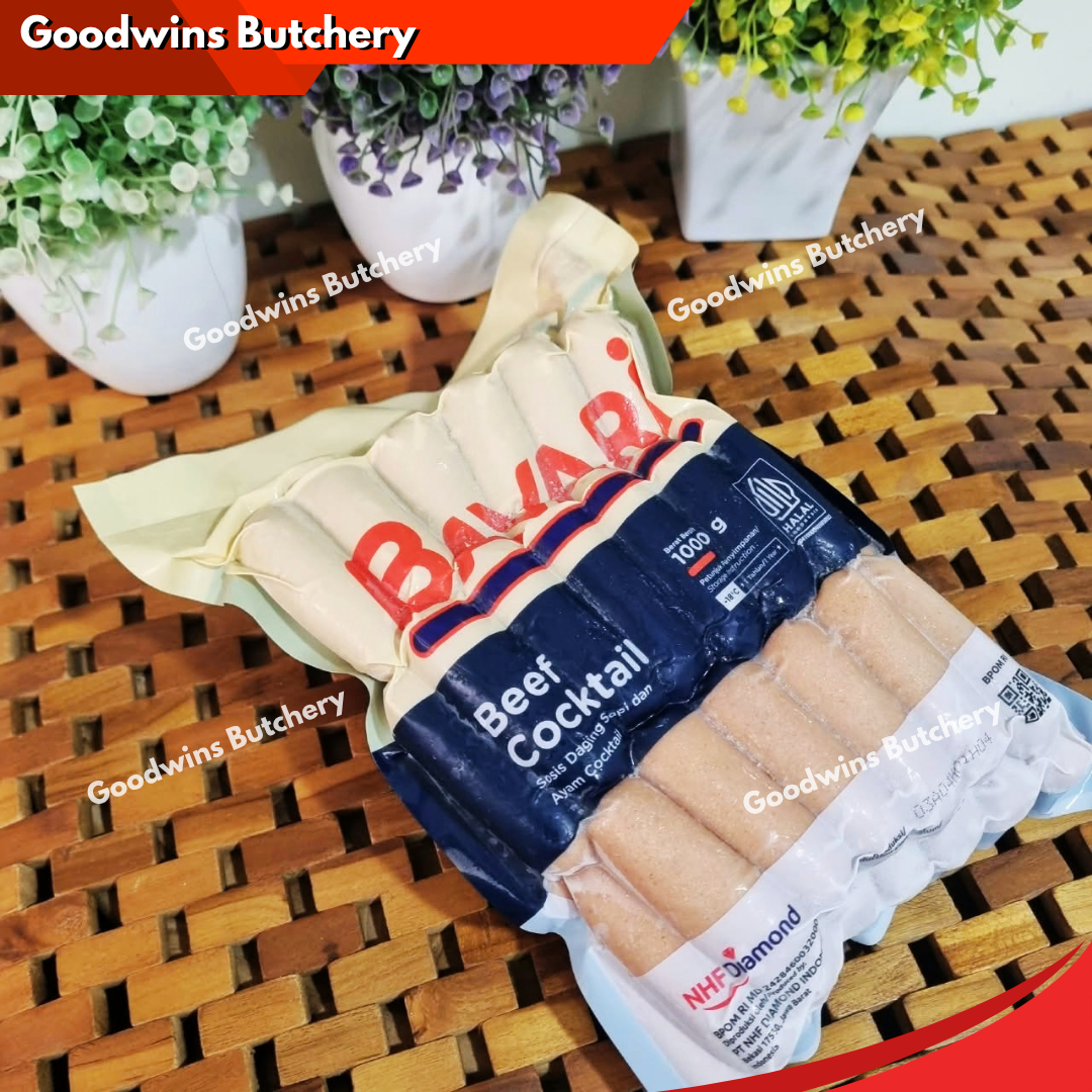 Sosis hotdog BAVARI Cocktail beef & chicken sausage frozen 1kg - Image 13