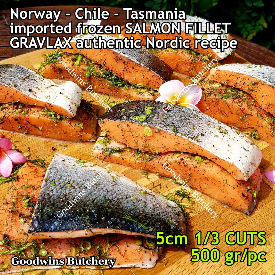 3 1 Per 3 Fillet GRAVLAX Salmon Frozen Imported Norway Chile Tasmania Smoked