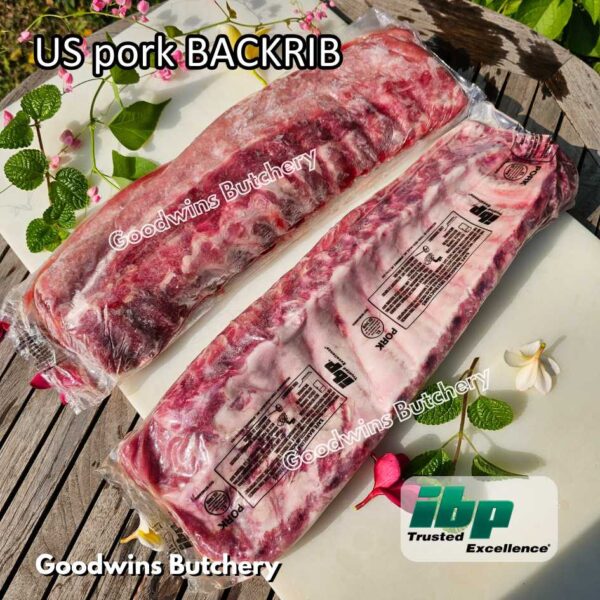Pork BABY BACKRIB & SPARERIB imported US Spain Denmark baikut iga babi | SmithField Farmland Coren WholeStone DanishCrown DanePork Back rib Spare rib frozen - Image 2