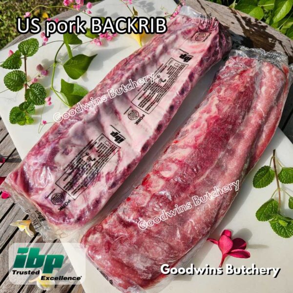 Pork BABY BACKRIB & SPARERIB imported US Spain Denmark baikut iga babi | SmithField Farmland Coren WholeStone DanishCrown DanePork Back rib Spare rib frozen