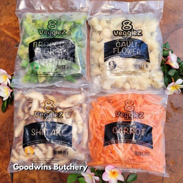ASPARAGUS CUTLETS sayuran beku 8 Veggiez imported frozen vegetable IQF 8Veggiez 500g - Image 5