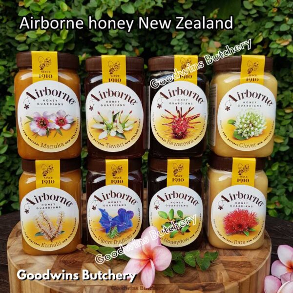 NZ AIRBORNE honey New Zealand madu asli | Manuka Clover Creamed Honeydew Rata Kamahi RewaRewa Tawari Viper Bugloss MultiFloral 500g - Image 27