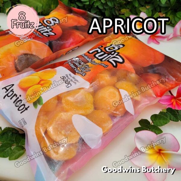 Frozen fruit IQF APRICOT HALVES 8Fruitz | buah beku import 8 Fruitz APRIKOT BELAH 500g - Image 5
