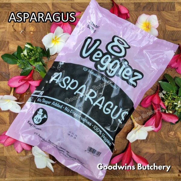 ASPARAGUS CUTLETS sayuran beku 8 Veggiez imported frozen vegetable IQF 8Veggiez 500g - Image 10