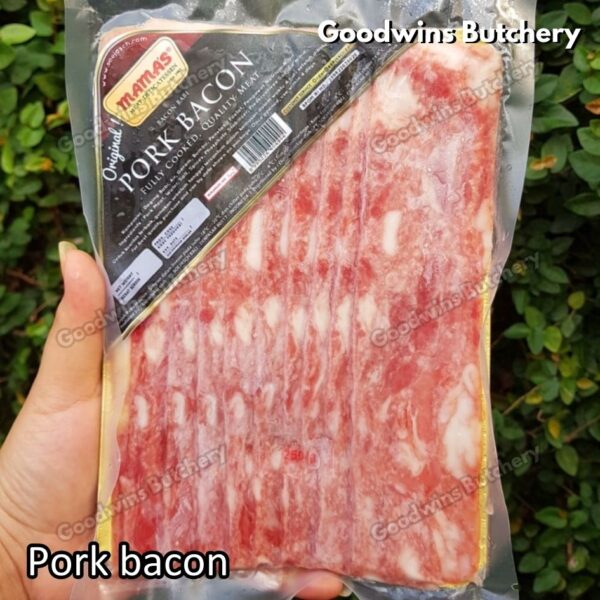 Pork BACON SLICED MAMA'S Delicatessen Soejasch Bali Mamas frozen 250g - Image 3