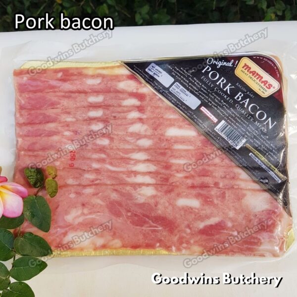 Pork BACON SLICED MAMA'S Delicatessen Soejasch Bali Mamas frozen 250g - Image 2