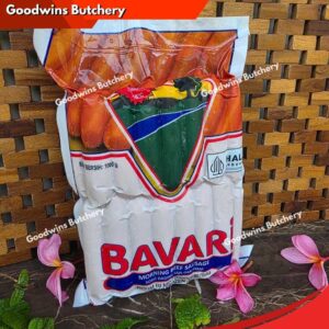 Sosis Hotdog BAVARI SAUSAGE MORNING BEEF 8CM 40PCS FROZEN