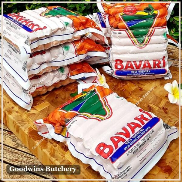Sosis hotdog BAVARI WIENERS beef & chicken sausage frozen 5" 13cm 25pcs 1kg - Image 9