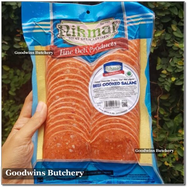 Sosis hotdog Nikmat BEEF AUSSIE BARBEQUE BBQ Soejasch Bali sausage frozen 6" 15cm 320g 4pcs - Image 19