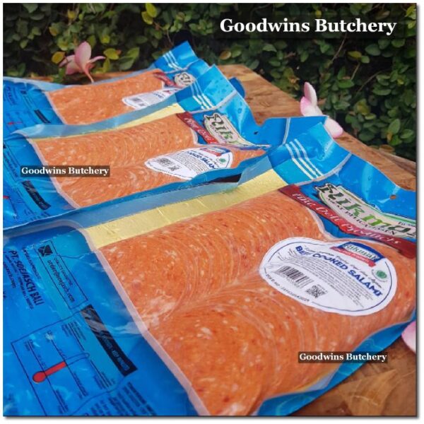 Sosis hotdog Nikmat BEEF AUSSIE BARBEQUE BBQ Soejasch Bali sausage frozen 6" 15cm 320g 4pcs - Image 18