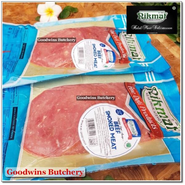 Sosis hotdog Nikmat BEEF AUSSIE BARBEQUE BBQ Soejasch Bali sausage frozen 6" 15cm 320g 4pcs - Image 12