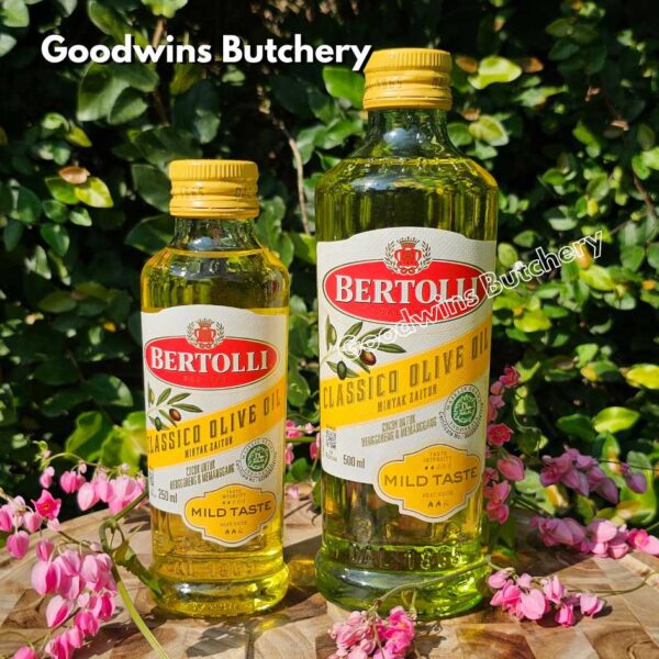 Bertolli olive oil CLASSICO MILD TASTE minyak zaitun Italy 250 & 500ml